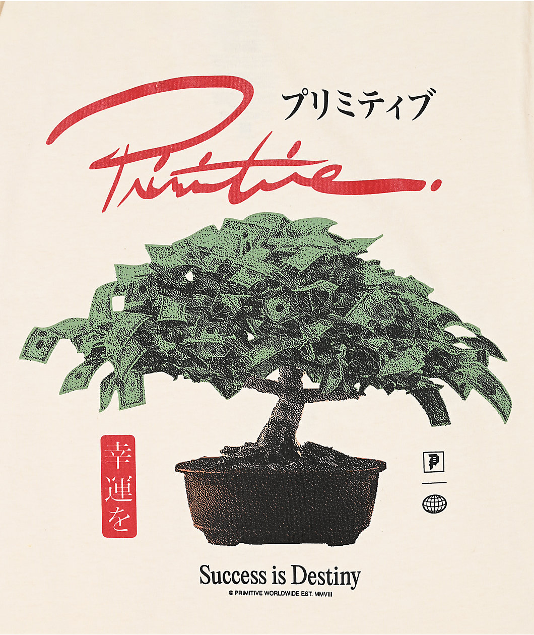 Primitive Kids Money Tree Natural Heavyweight T-Shirt