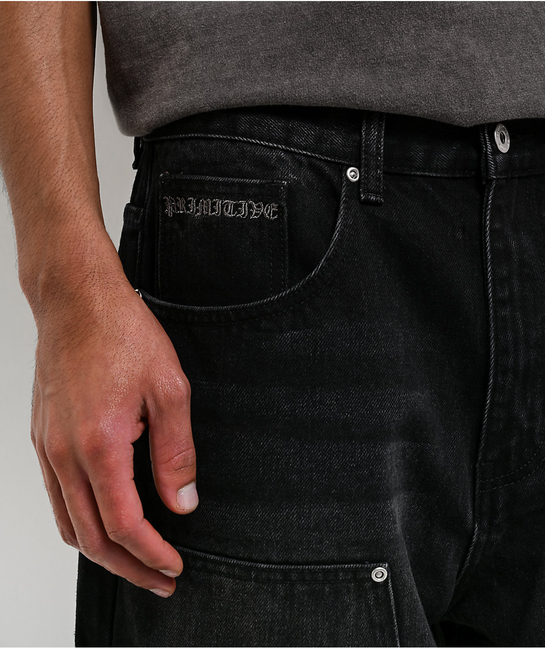 Primitive Kyoto Black Wash Carpenter Jeans