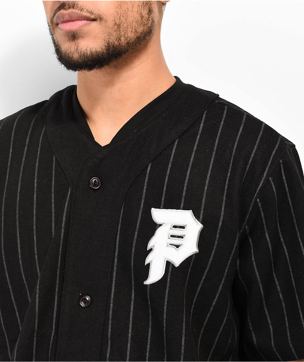 Primitive Legend Black Baseball Jersey