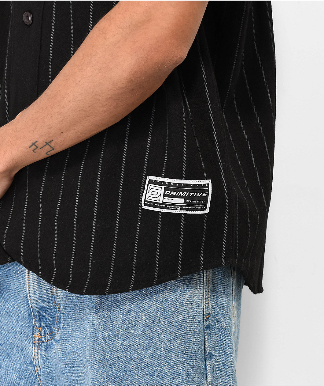Primitive Legend Black Baseball Jersey