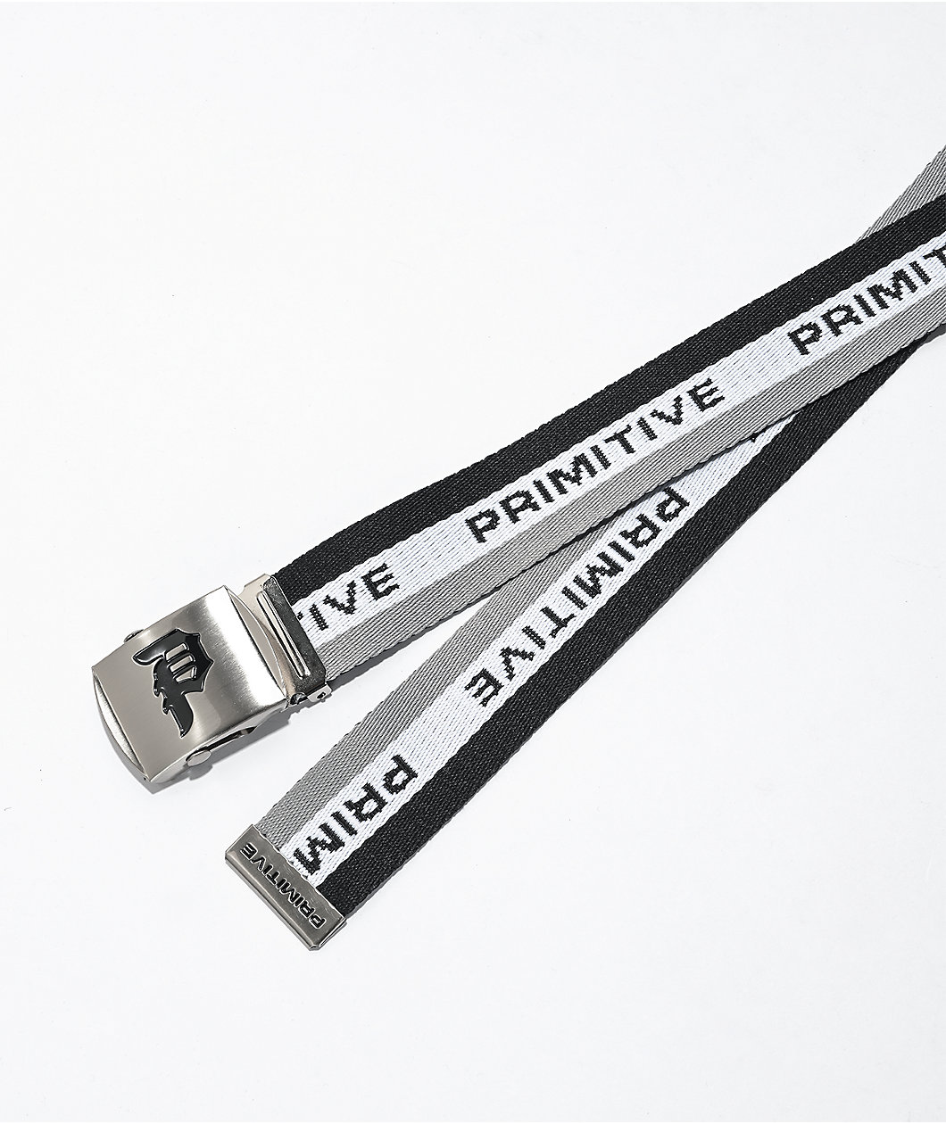 Primitive Levels Grey Web Belt