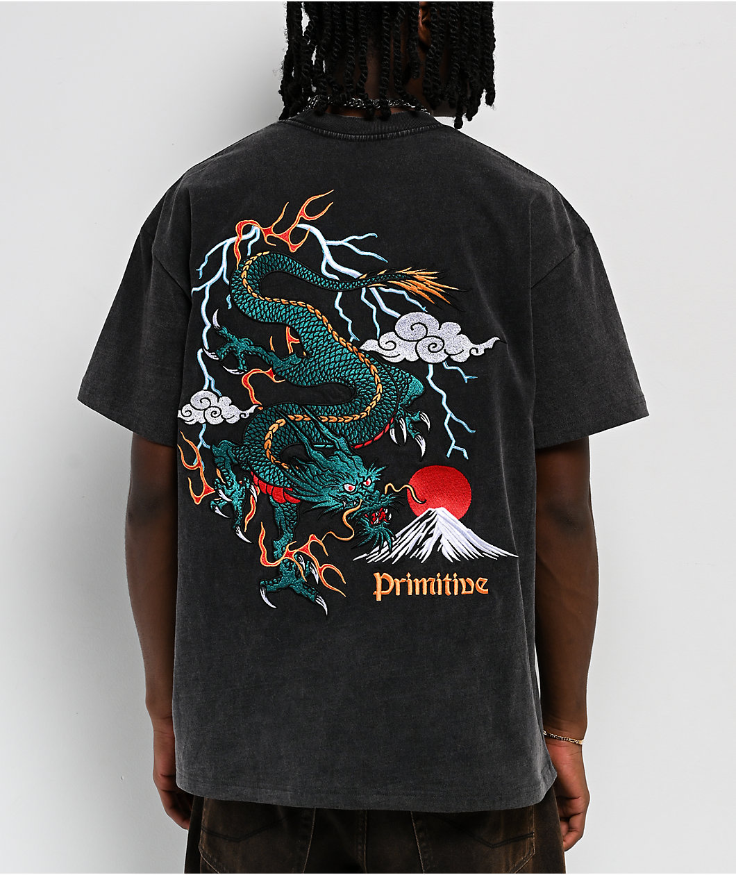 Primitive Meltdown Black Heavyweight T-Shirt