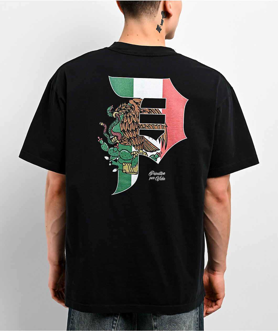 Primitive National Dirty P Black Heavyweight T-Shirt