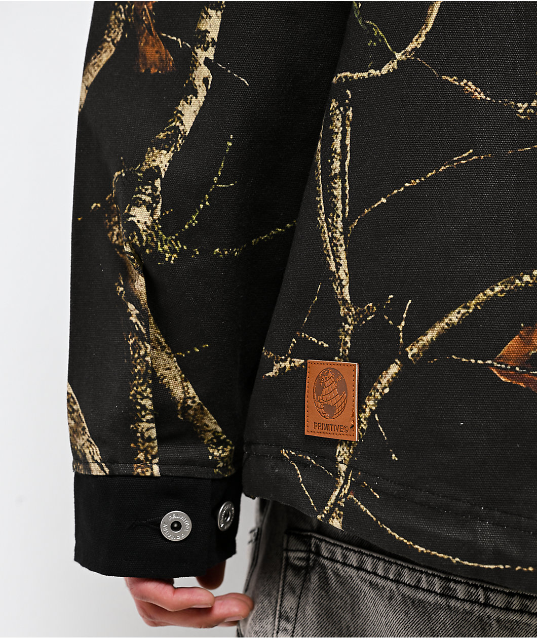 Primitive Night Owl Black Camo Anorak Jacket