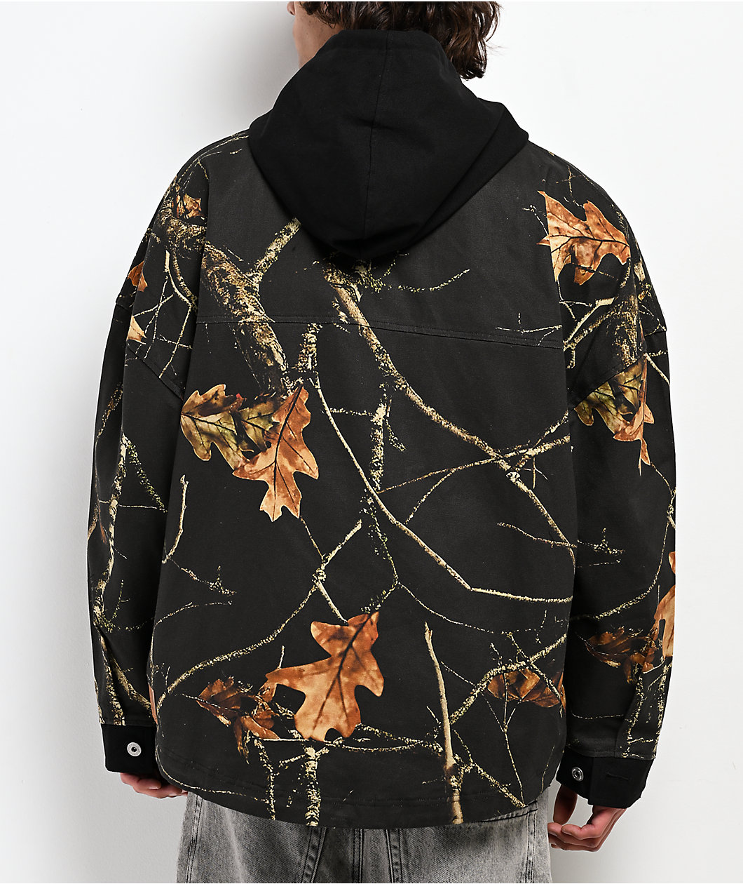 Primitive Night Owl Black Camo Anorak Jacket