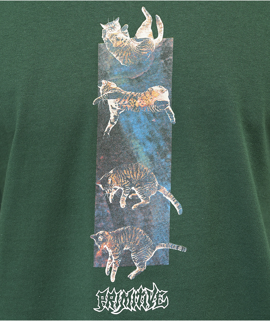 Primitive Nine Lives Forest Green T-Shirt