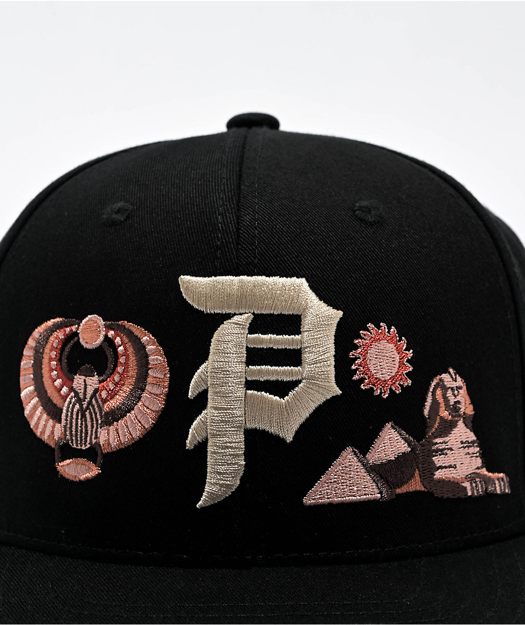 Primitive Passage Black Snapback Hat