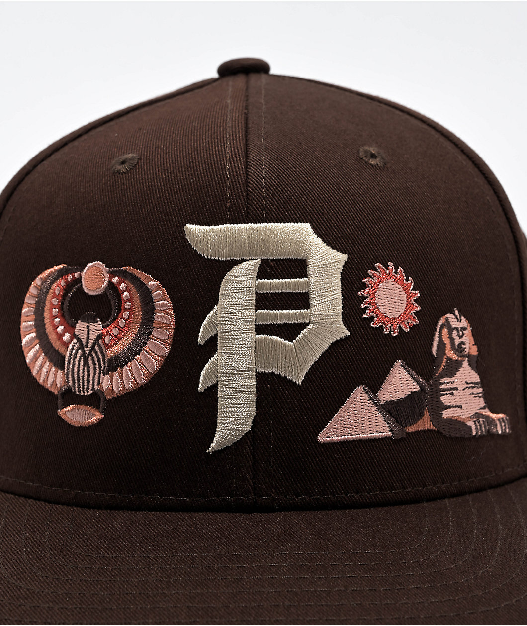 Primitive Passage Brown Snapback Hat