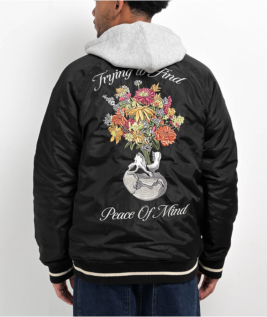 Primitive Rebirth Twofer Black Varsity Jacket