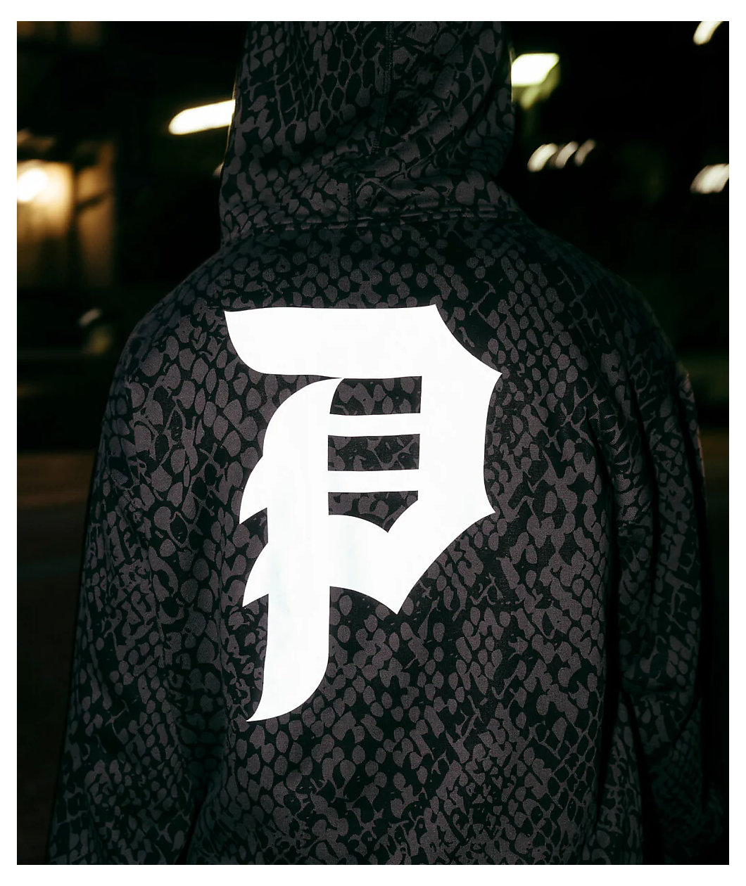 Primitive Scales Black Heavyweight Hoodie