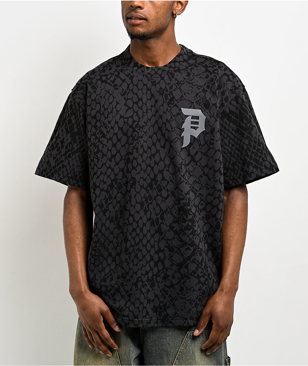 Primitive Scales Dirty P Black Heavyweight T-Shirt