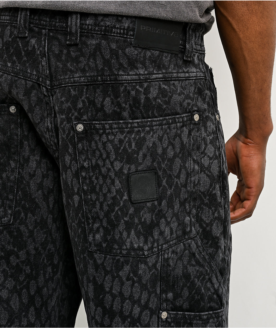 Primitive Scales Grey Carpenter Pants