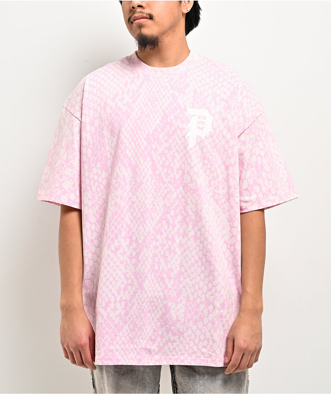 Primitive Scales Pink Heavyweight T-Shirt