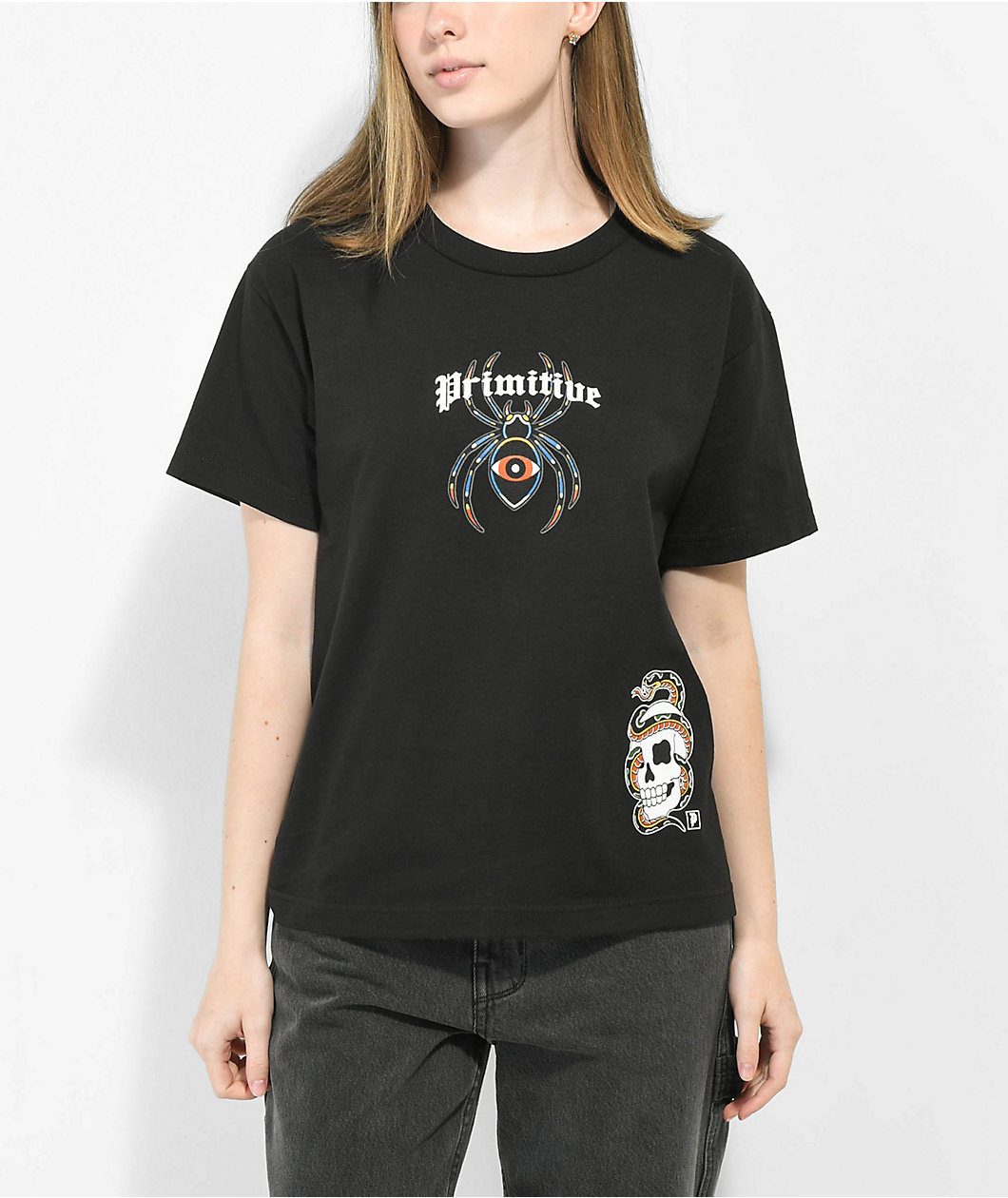 Primitive Streets Loud As Ever Black T-Shirt