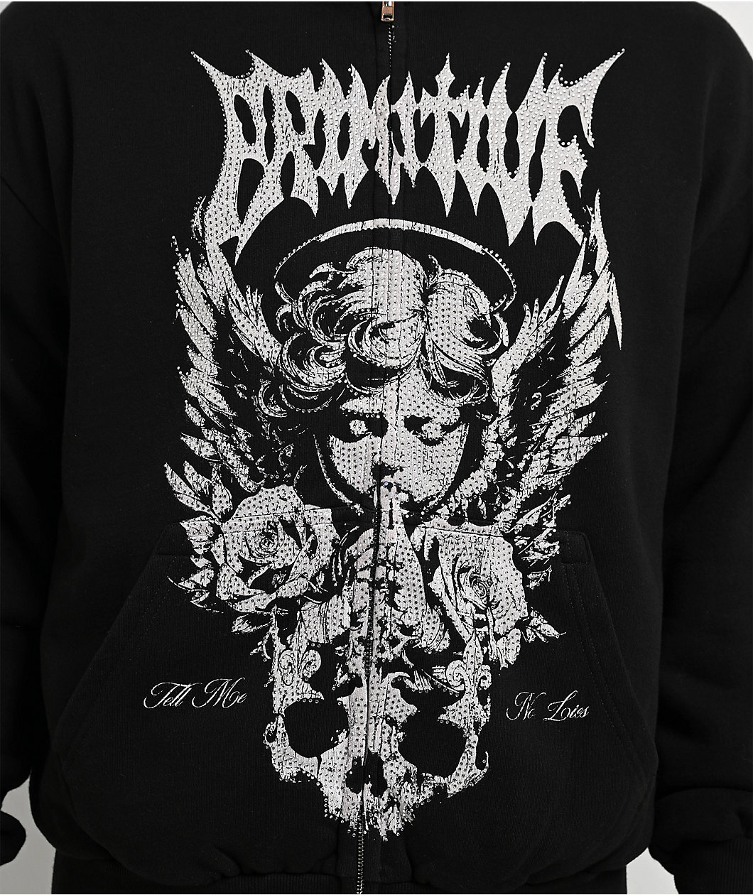 Primitive Thinker Black Zip Hoodie