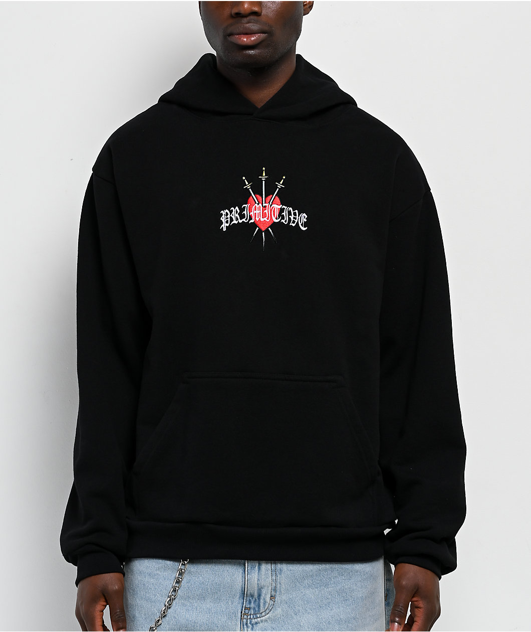 Primitive Triumph Black Heavyweight Hoodie
