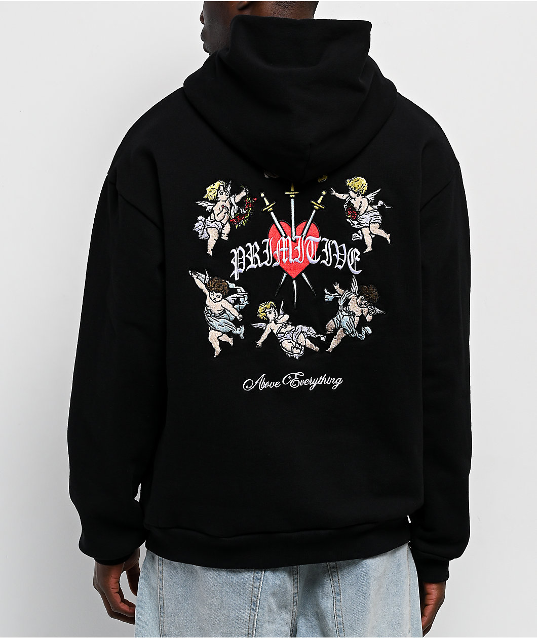 Primitive Triumph Black Heavyweight Hoodie