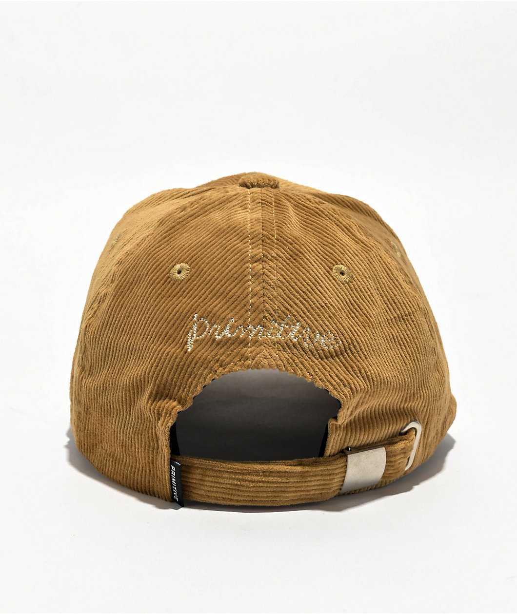 Primitive Wrangler Beige Corduroy Strapback Hat