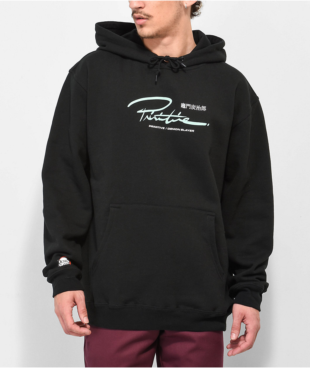 Primitive x Demon Slayer Tanjiro Black Hoodie