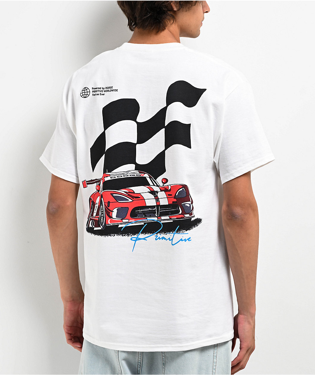 Primitive x Dodge Powered White T-Shirt