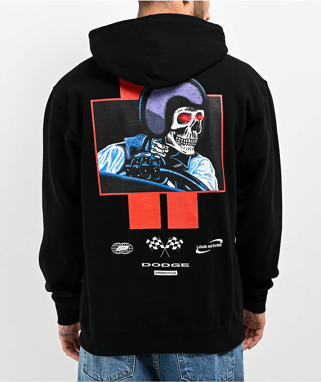 Primitive x Dodge Racer Black Hoodie