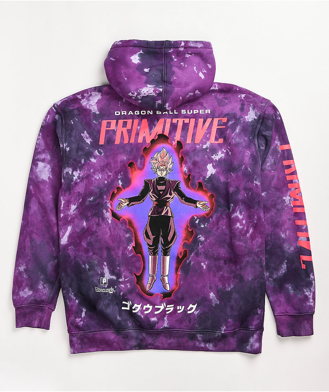 Primitive x Dragon Ball Super Goku Black Rose Washed Hoodie