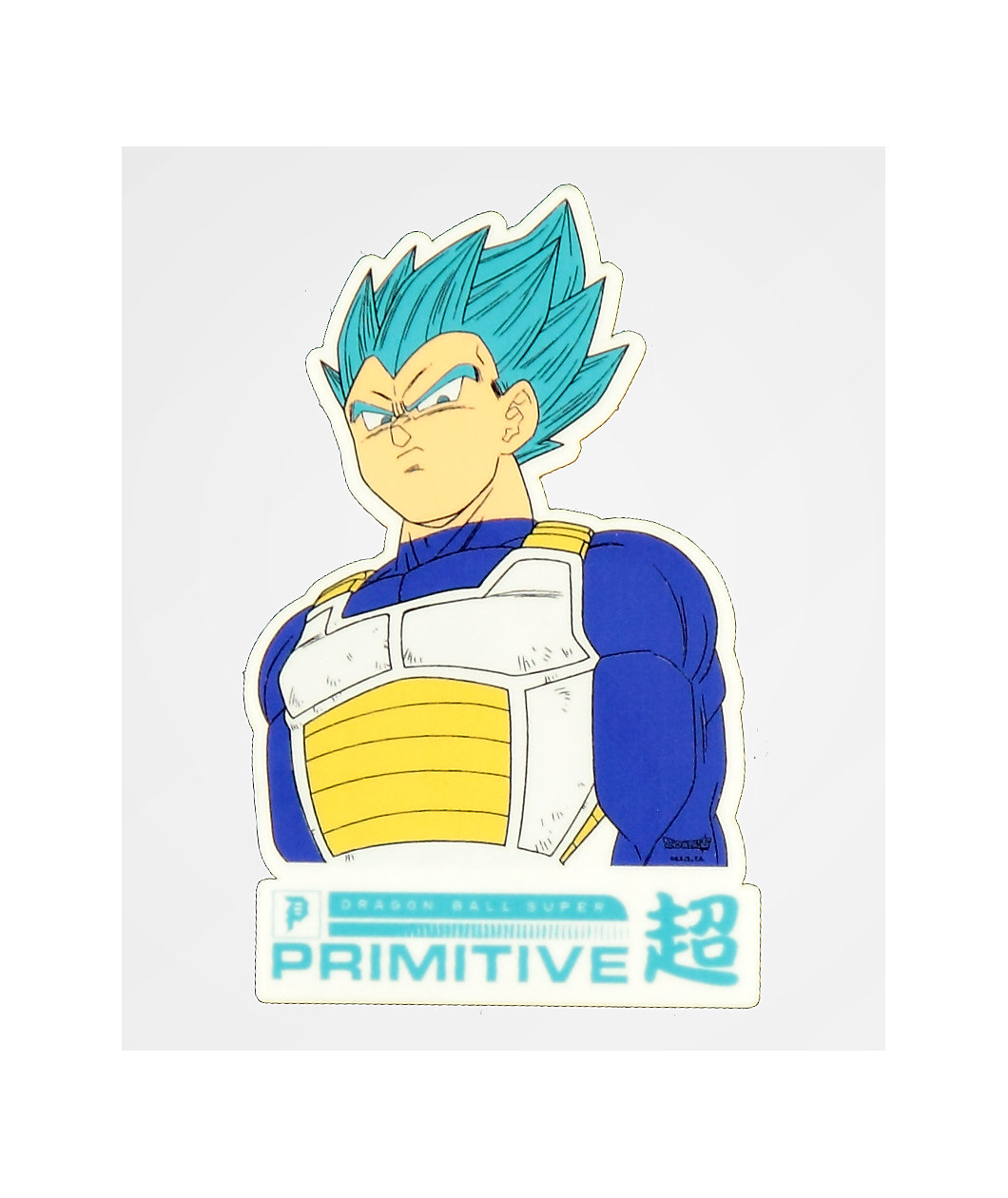 Primitive x Dragon Ball Super Vegeta Sticker