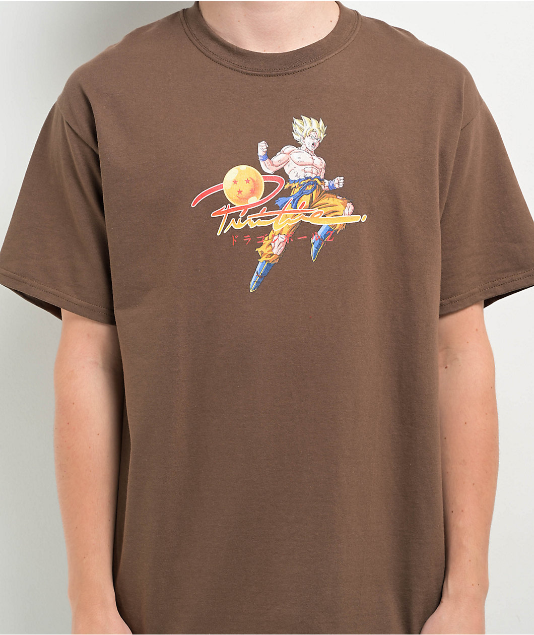 Primitive x Dragon Ball Z Comeback Brown T-Shirt