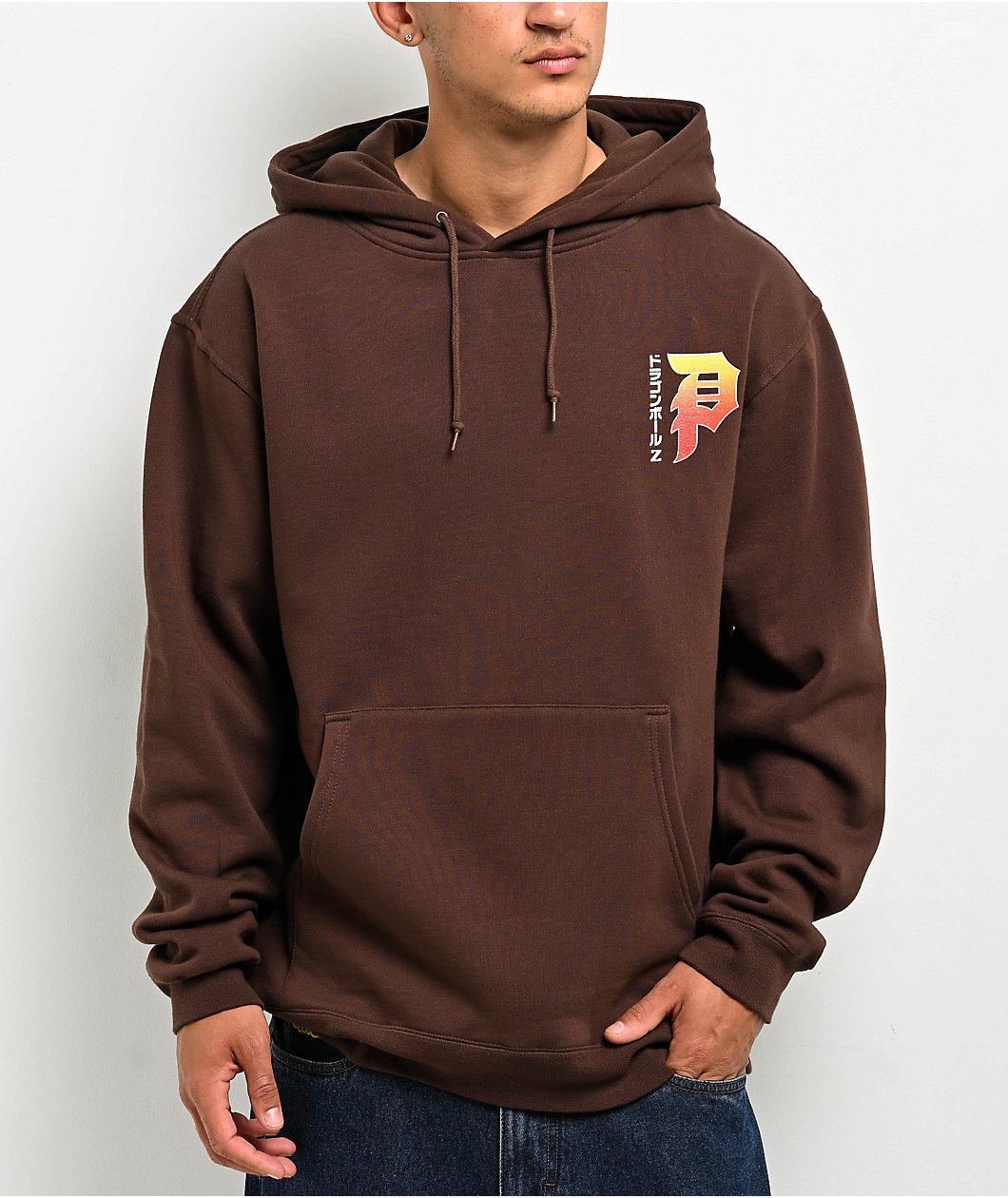 Primitive x Dragon Ball Z Wish Dirty P Brown Hoodie