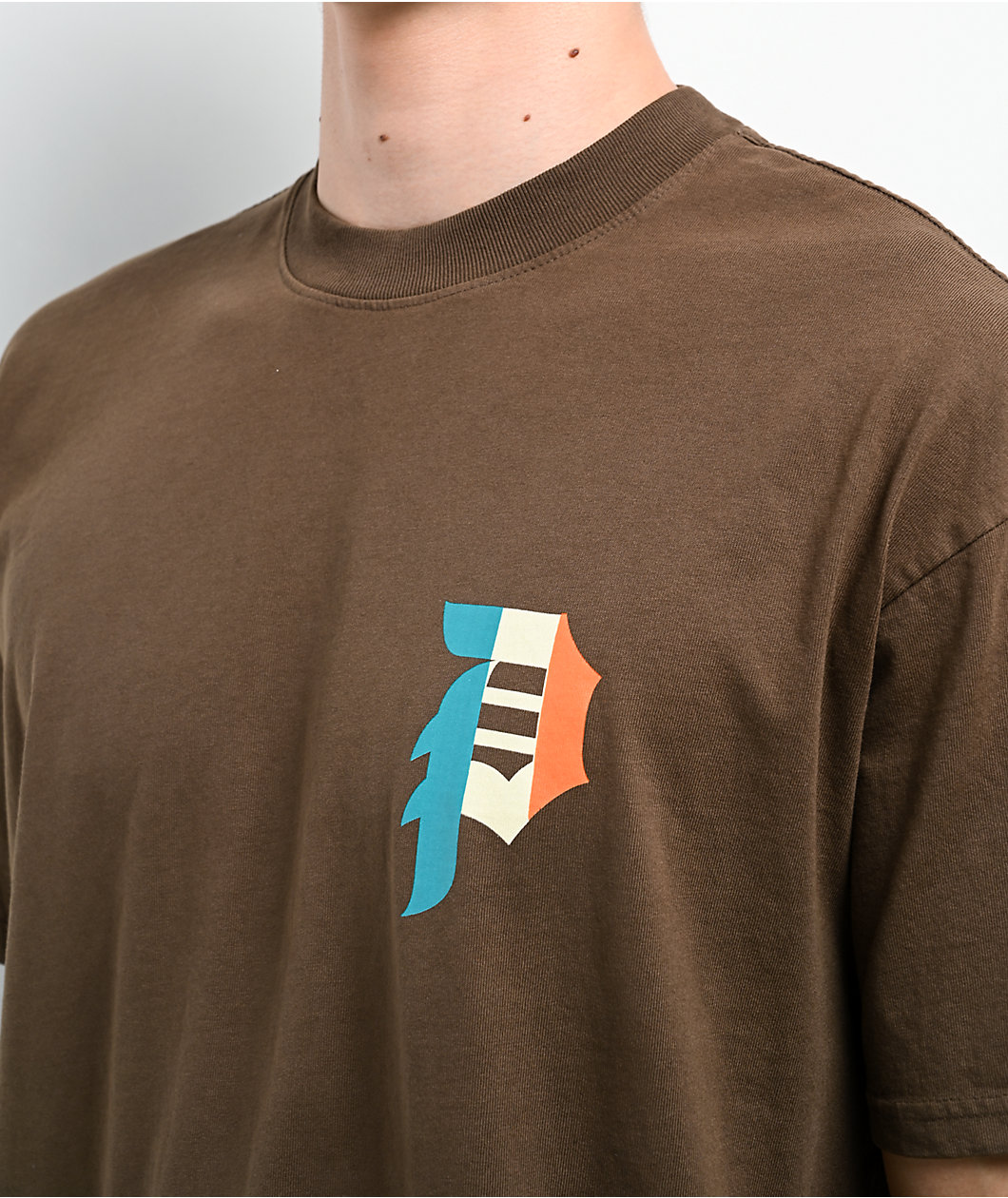 Primitive x Estevan Oriol Dirty P Brown T-Shirt