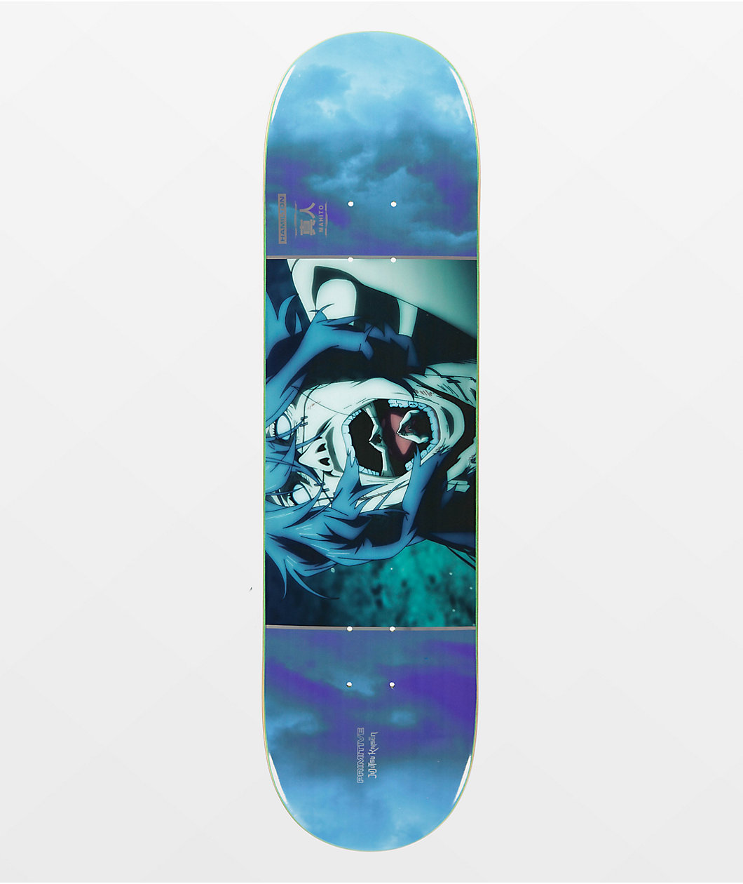 Primitive x Jujutsu Kaisen Hamilton Mahito 8.25" Skateboard Deck