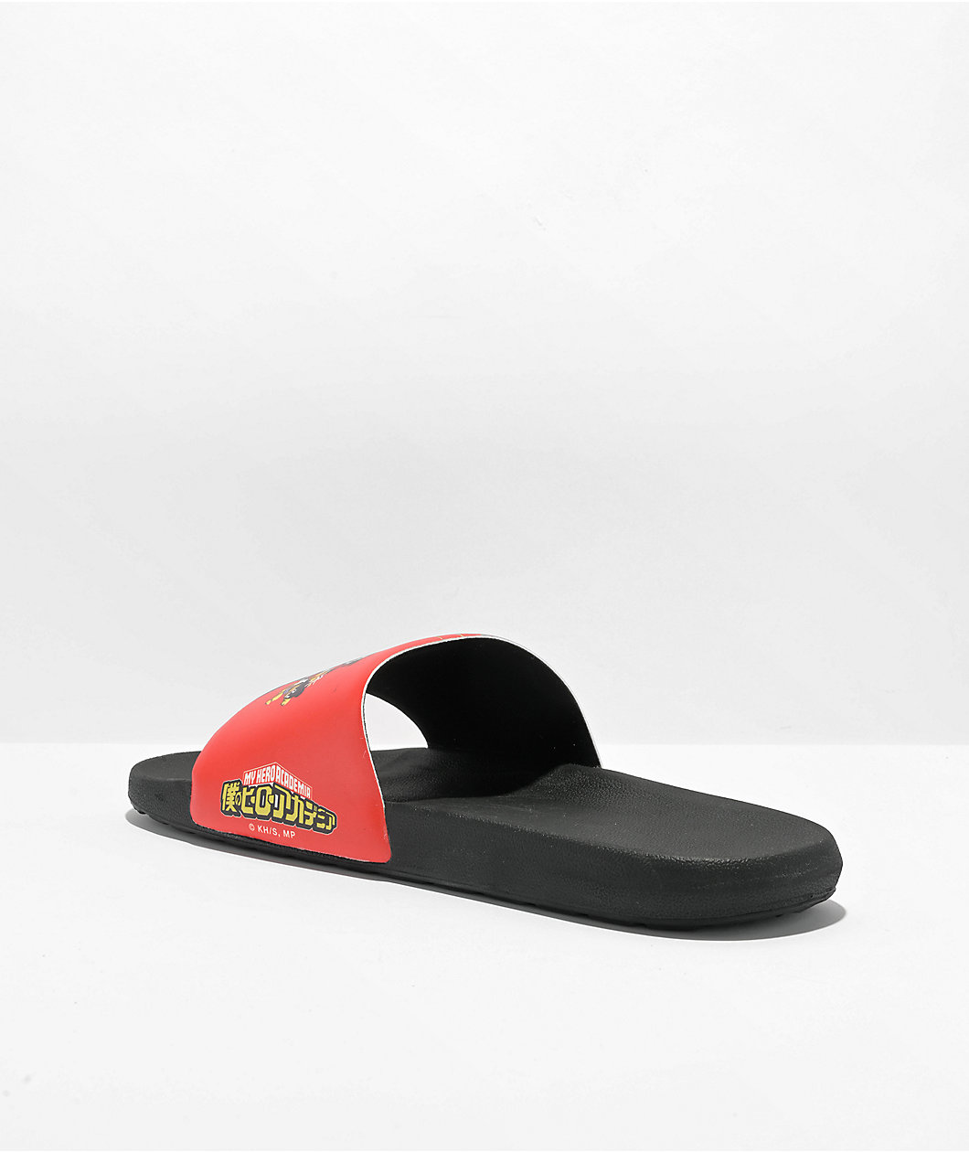Primitive x My Hero Academia Black Slide Sandals