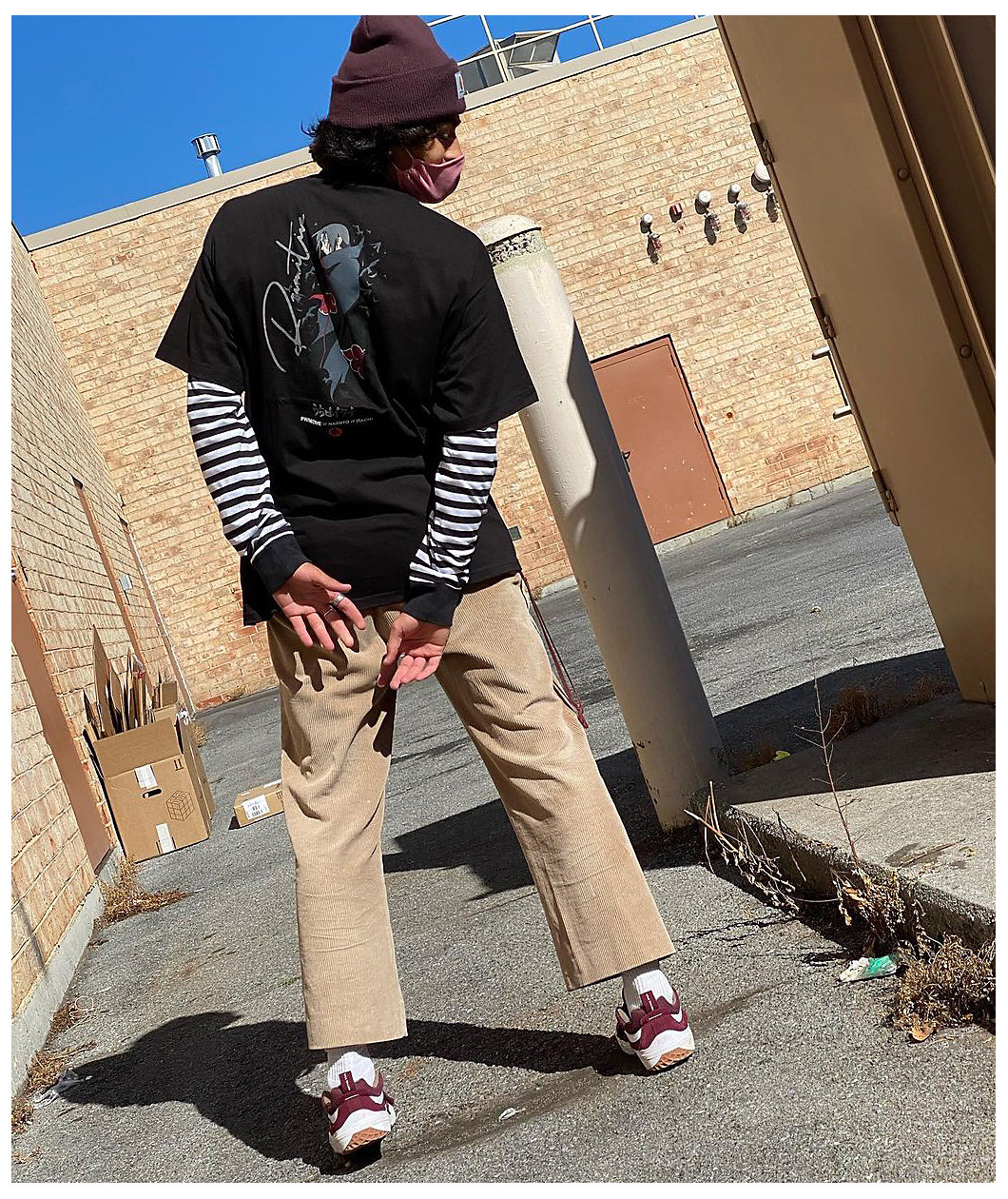 Primitive x Naruto Crows Black T-Shirt