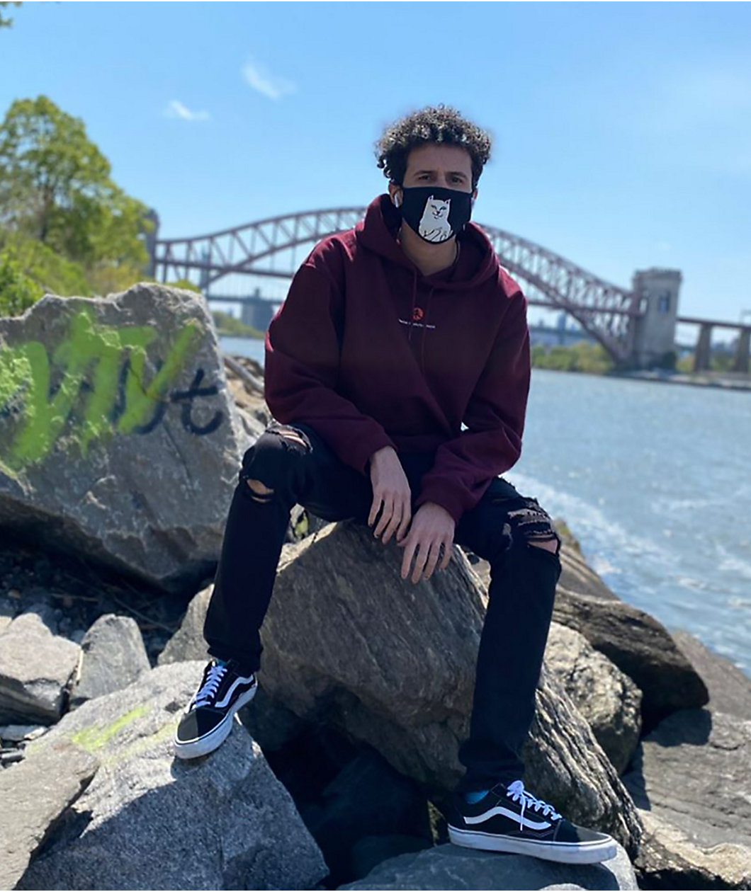 Primitive x Naruto Crows Burgundy Hoodie