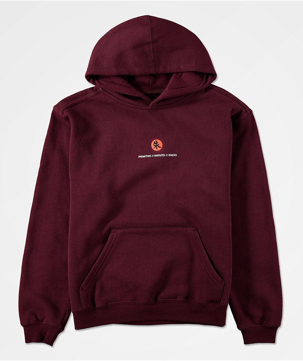 Primitive x Naruto Kids Crows Burgundy Hoodie
