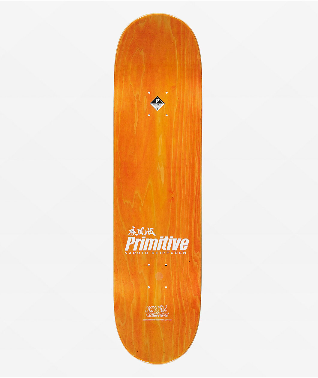 Primitive x Naruto Shippuden Kakashi VS Kakuzu 8.25" Skateboard Deck