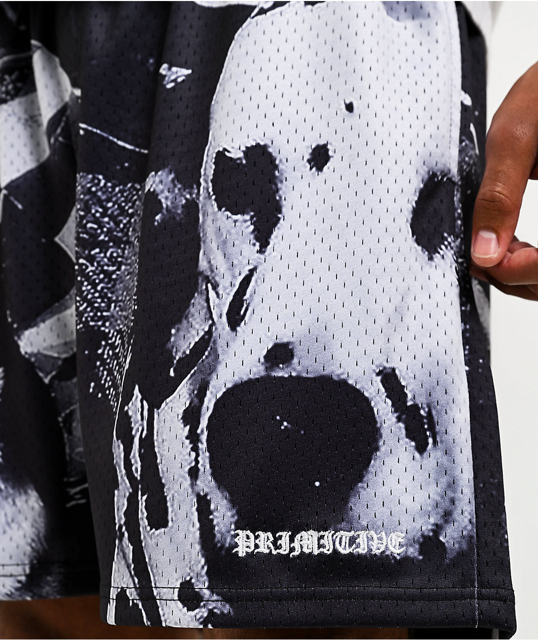 Primitive x Sublime Dog Days Black Mesh Shorts