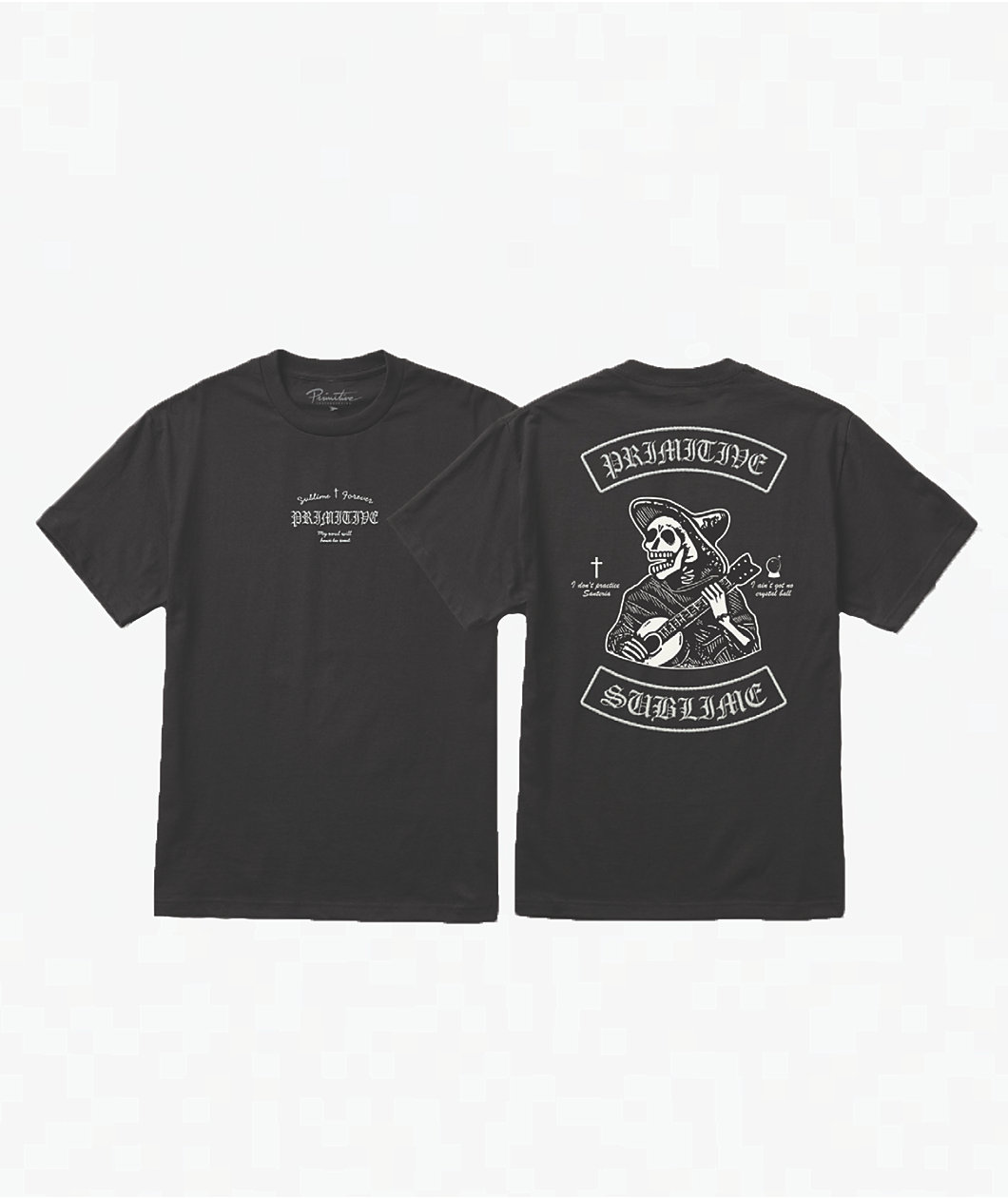 Primitive x Sublime Santeria Black Heavyweight T-Shirt