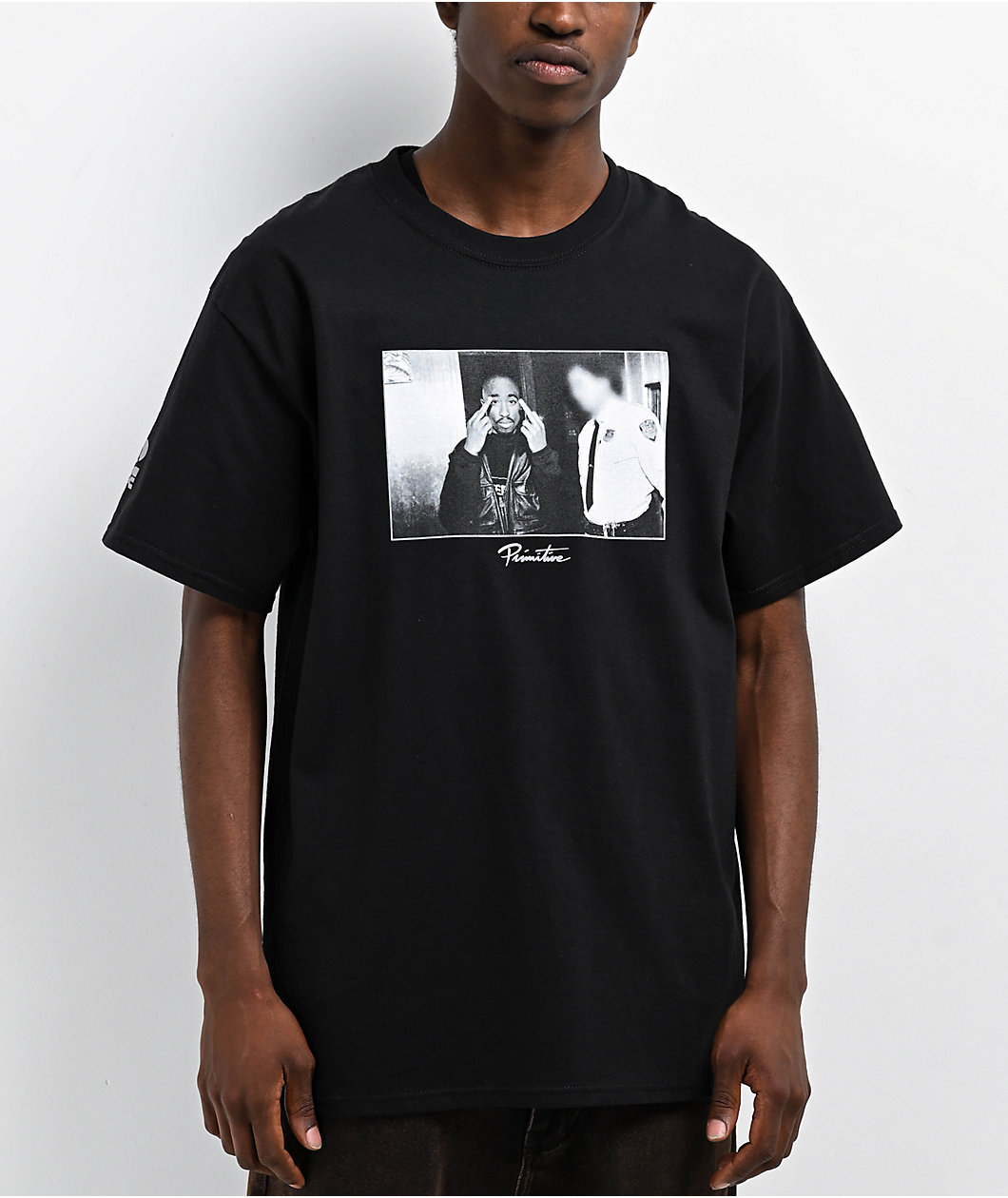 Primitive x Tupac Icon Black T-Shirt