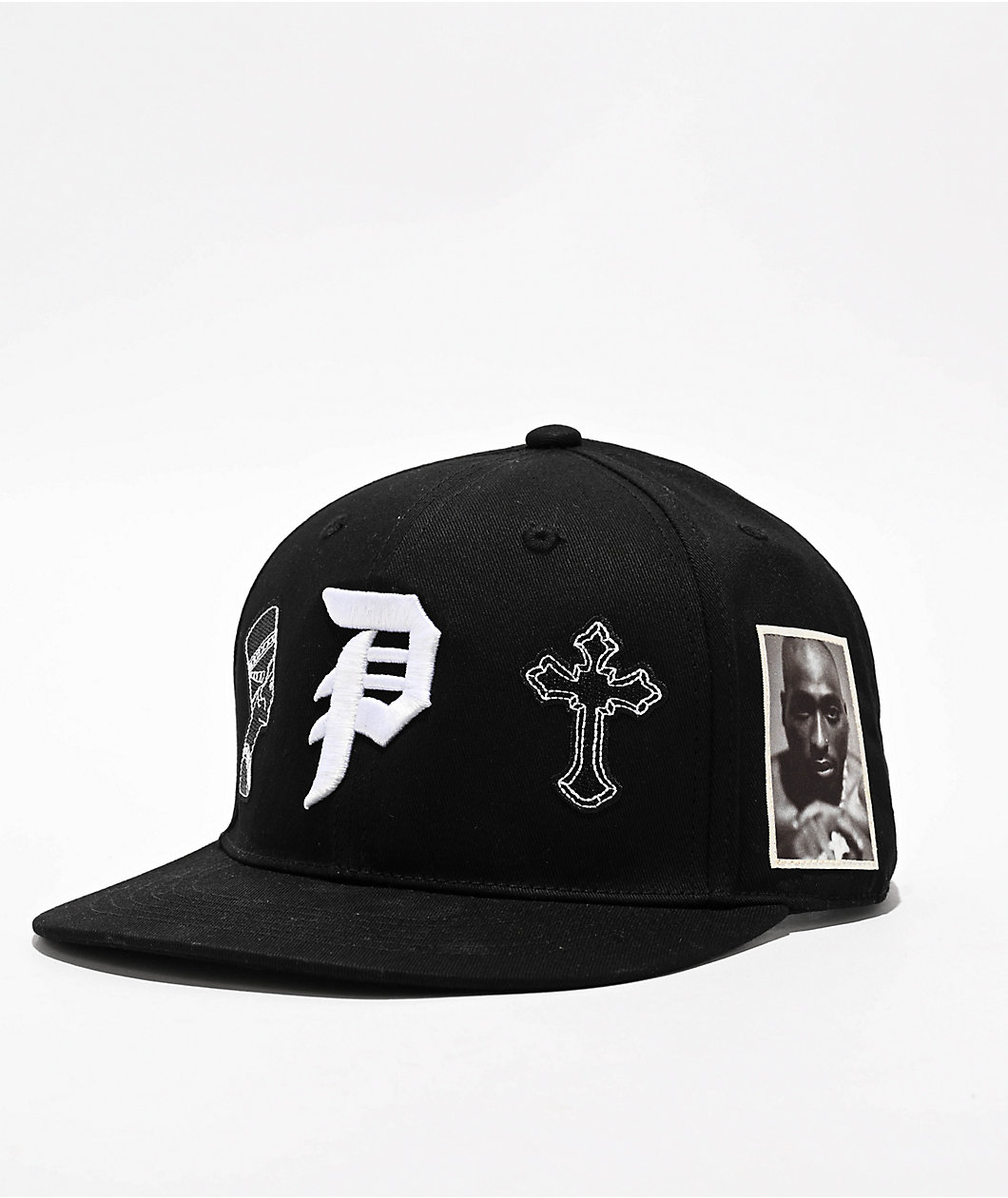 Primitive x Tupac Royalty Black Snapback Hat