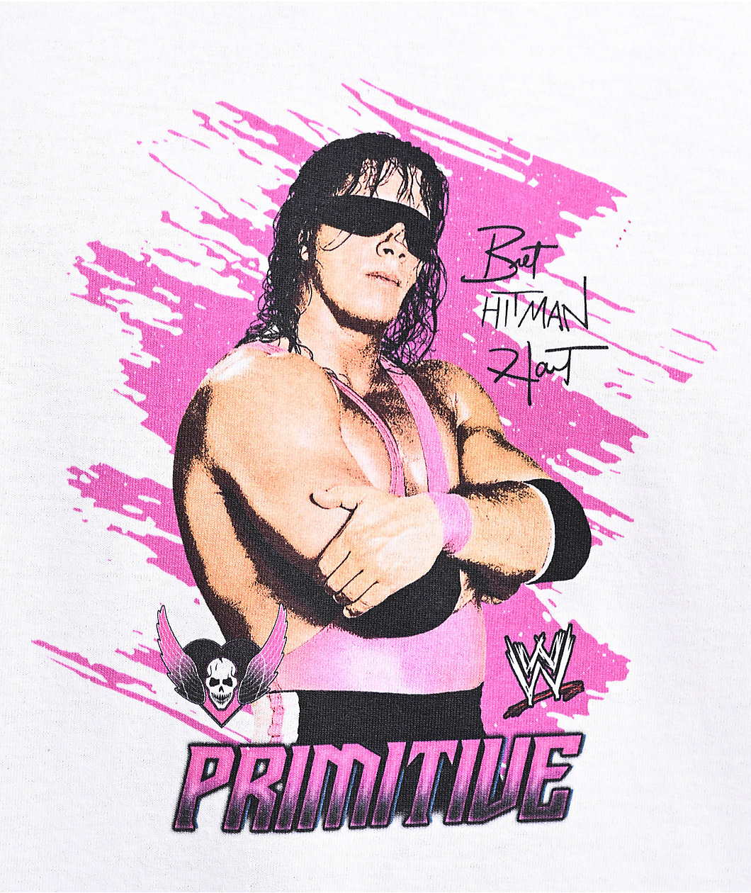 Primitive x WWE Hitman White T-Shirt