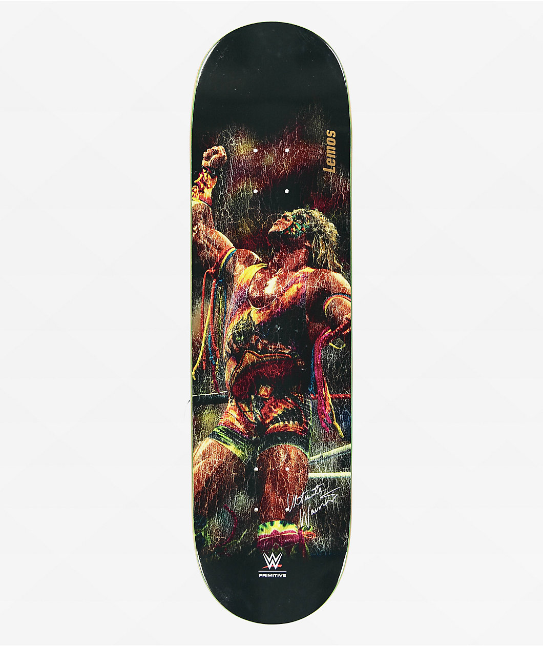 Primitive x WWE Lemos Ultimate Warrior 8.5" Skateboard Deck