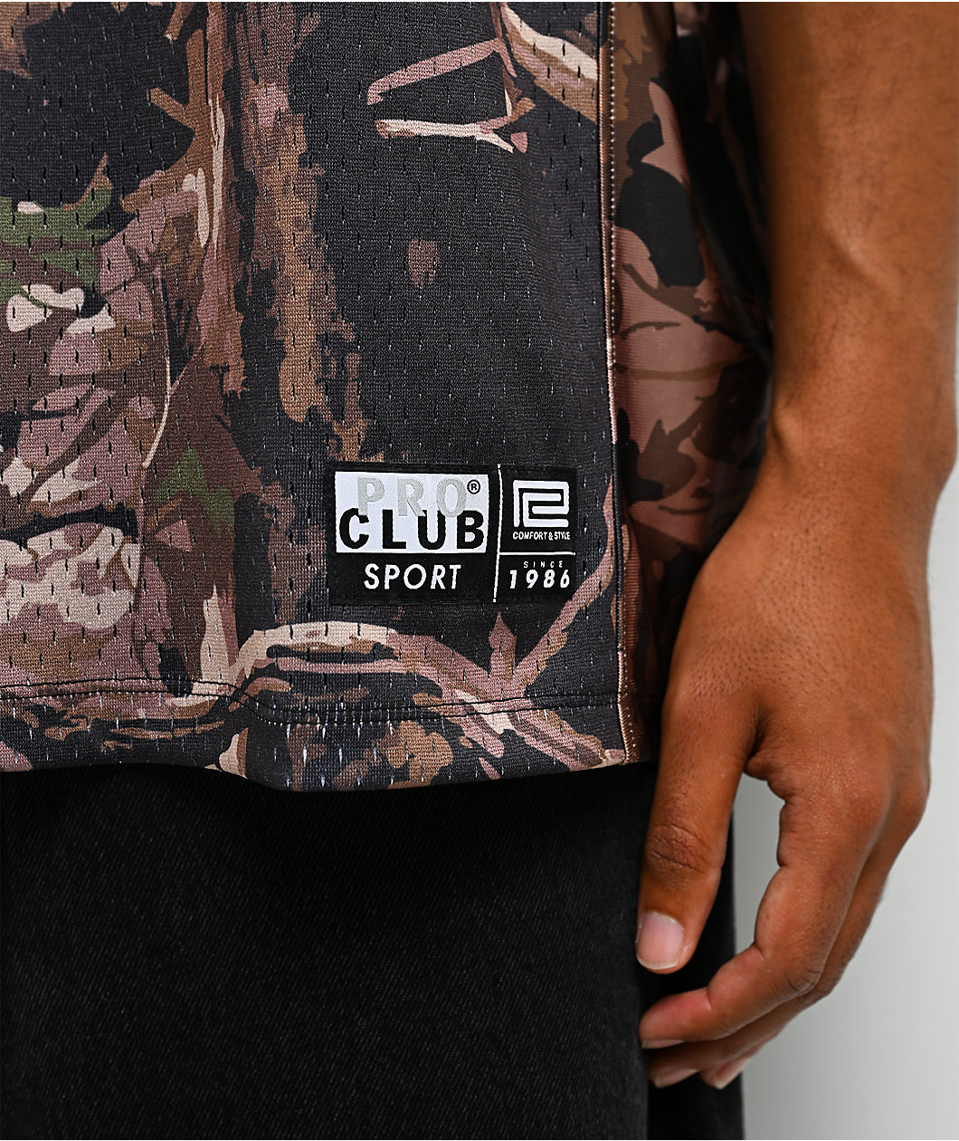 Pro Club Camo Heavyweight Football Jersey