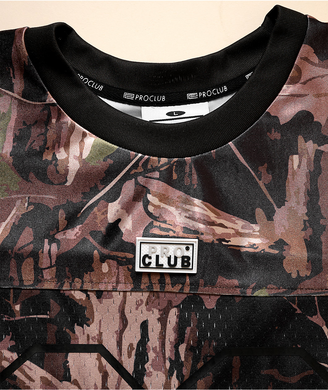 Pro Club Camo Heavyweight Football Jersey