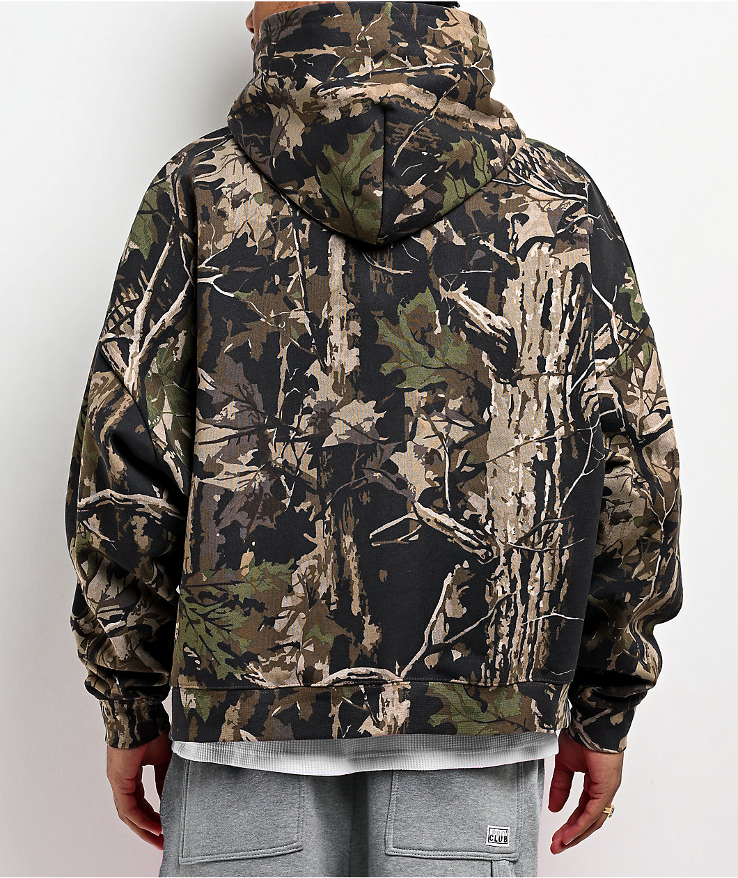 Pro Club Camo Heavyweight Zip Hoodie