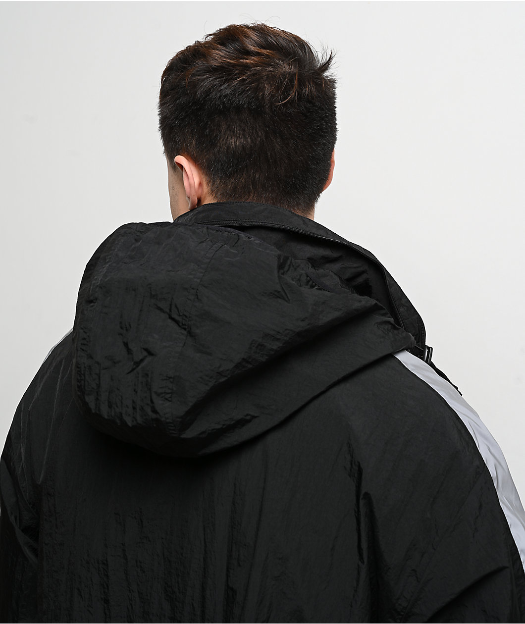 Pro Club Full Court Black Windbreaker Zip Jacket