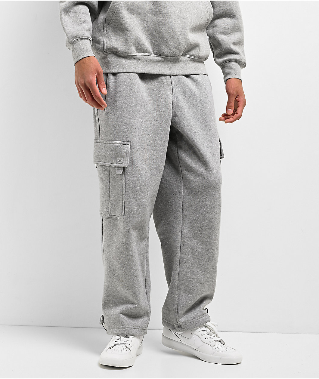 Product image for Pro Club Grey Cargo Sweatpants