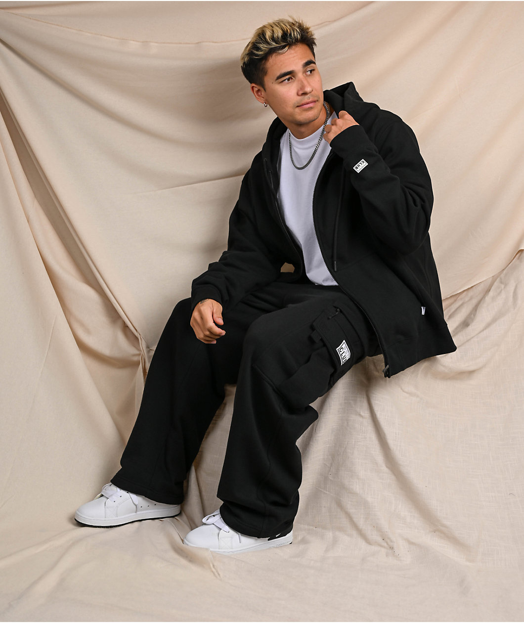 Pro Club Heavyweight Black Zip Hoodie