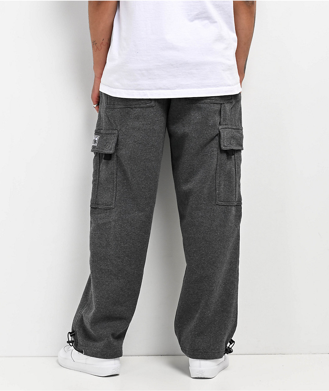 Pro Club Heavyweight Charcoal Cargo Sweatpants