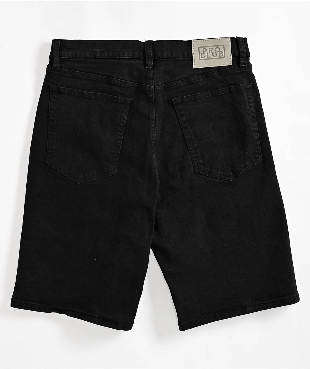 Pro Club Heavyweight Relaxed Black Denim Shorts